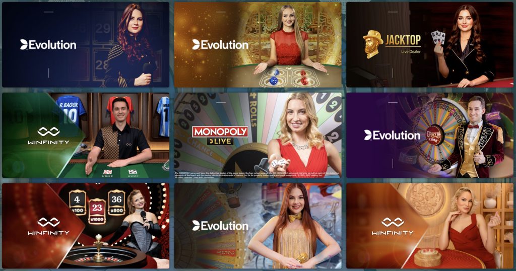 22Bet Live casino