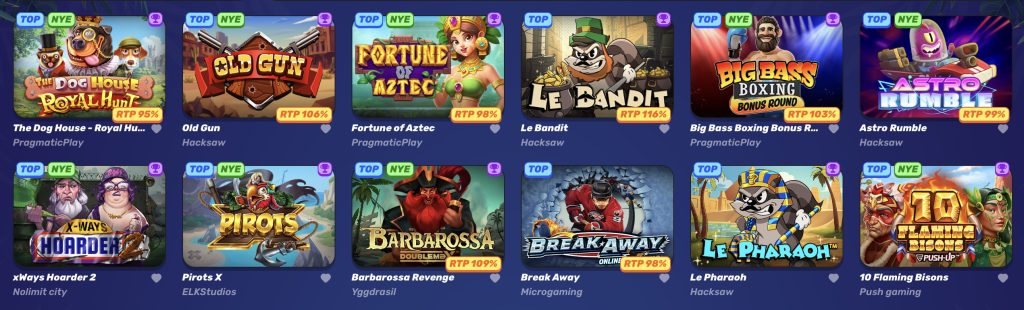 Jocuri populari la casino GambleZen